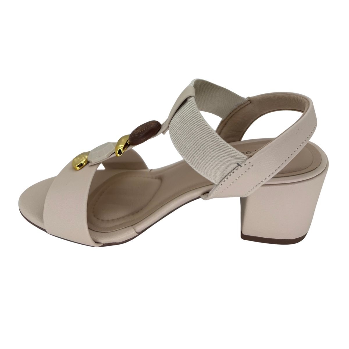 Sandália Modare Salto Bloco 7109465 - Feminino Branco 3