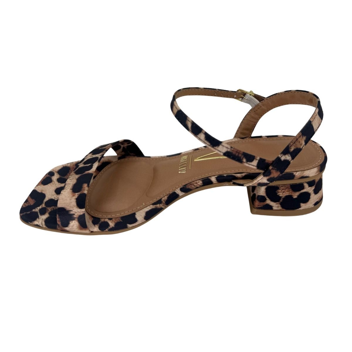Sandália Vizzano Cetim Onça 6454211 - Feminino Animal Print 3