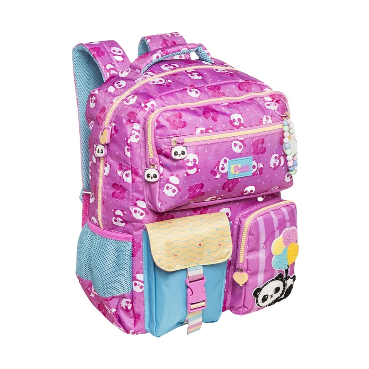 Mochila De Costa Panda ''17'' Polegadas 16023 Rosa 2