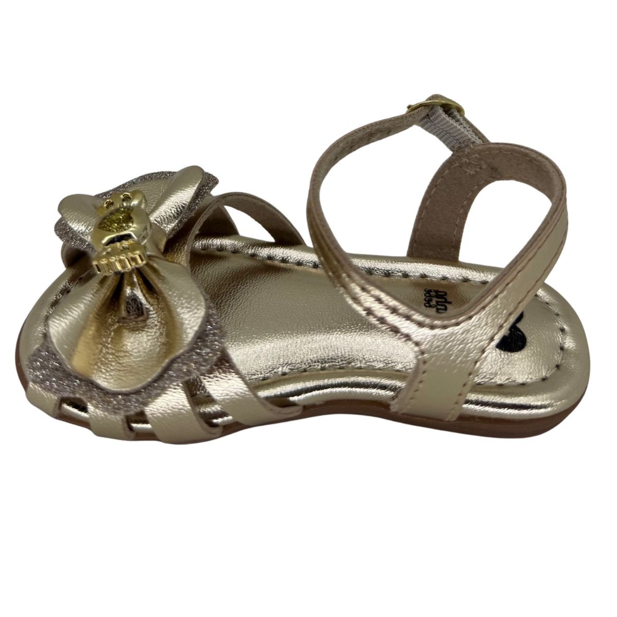 Sandália Molekinha Brilho Italia 2114282 - Infantil Dourado 3