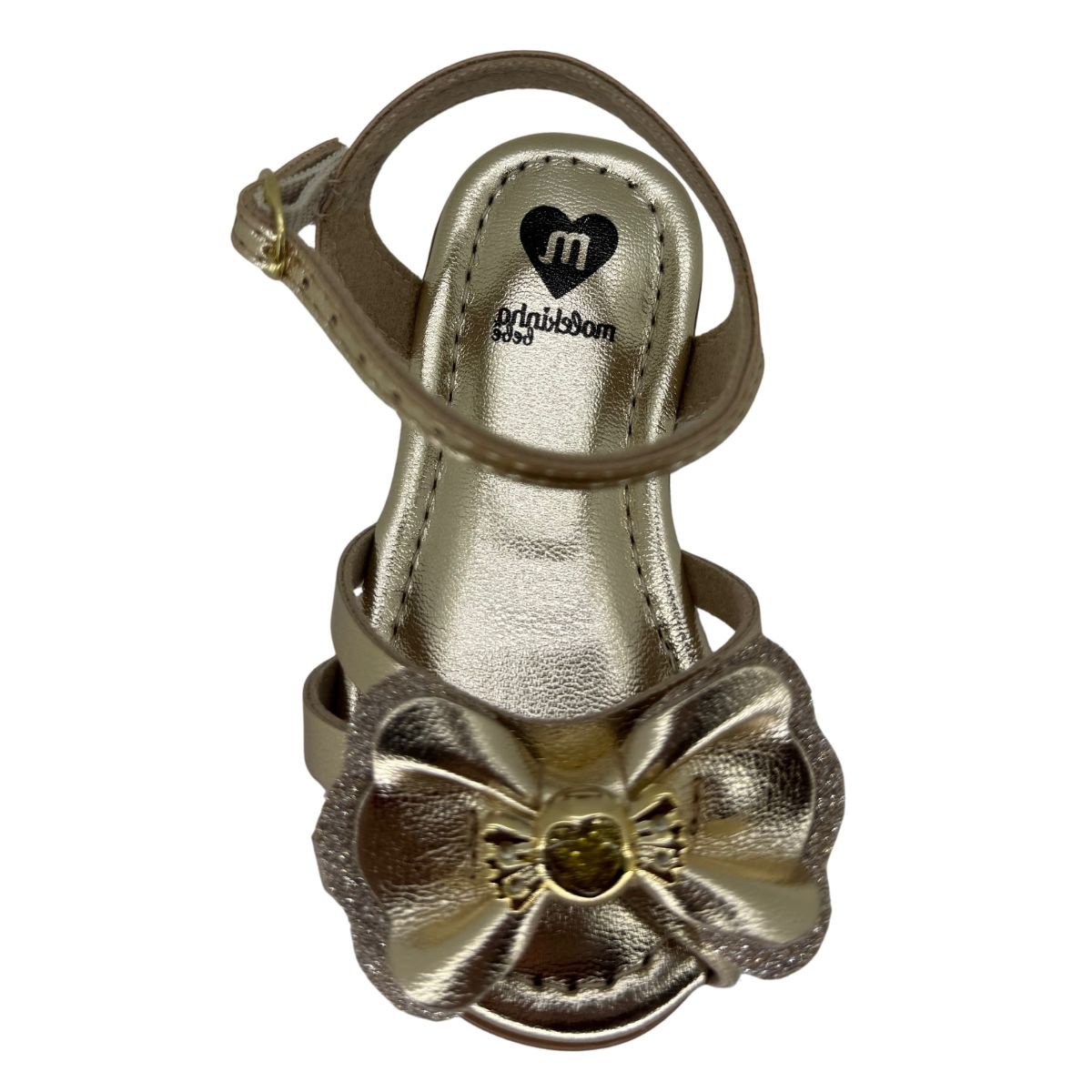 Sandália Molekinha Brilho Italia 2114282 - Infantil Dourado 4