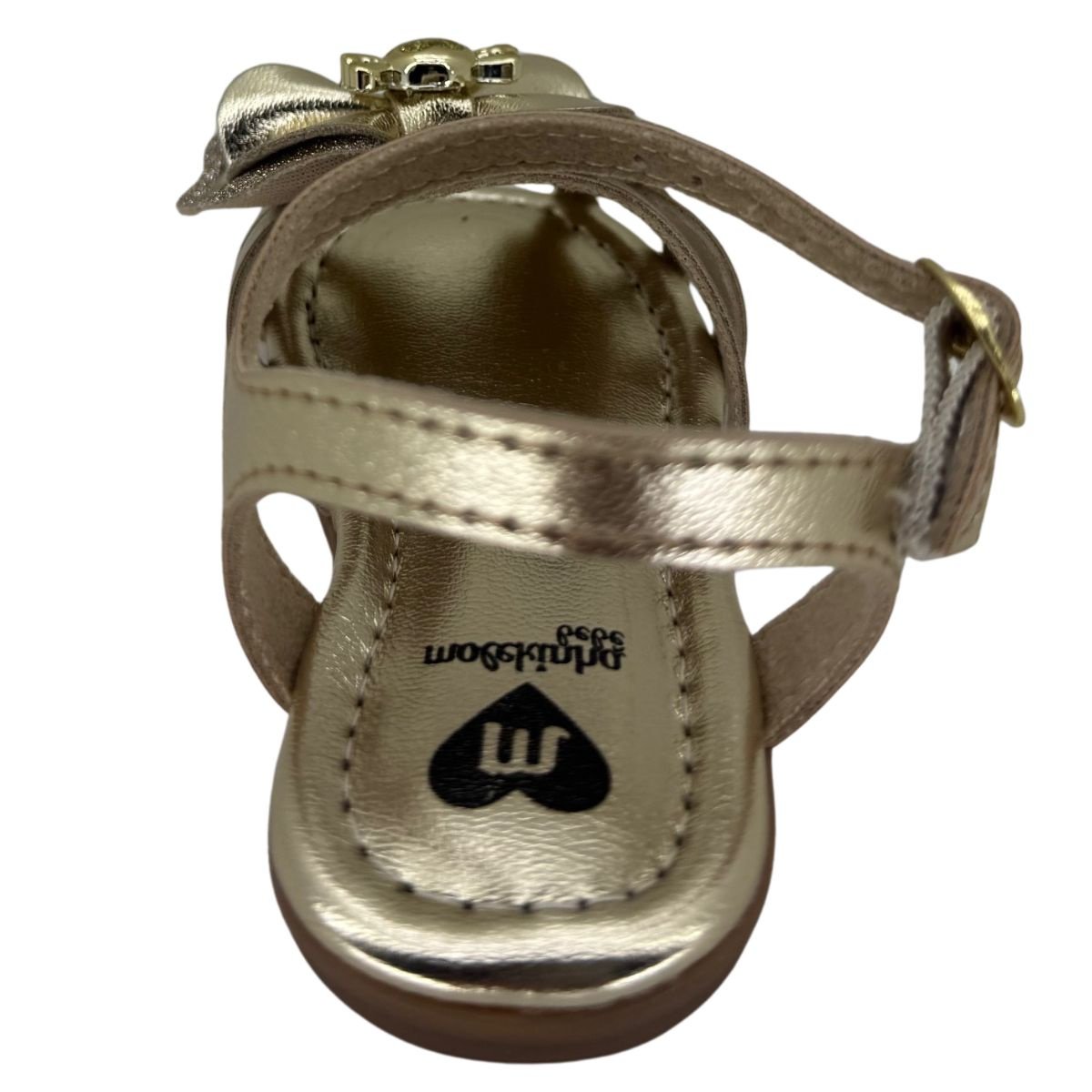 Sandália Molekinha Brilho Italia 2114282 - Infantil Dourado 6