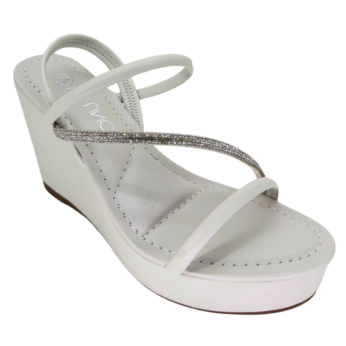 Sandália Via Uno Tira Brilhante 330103 - Feminino