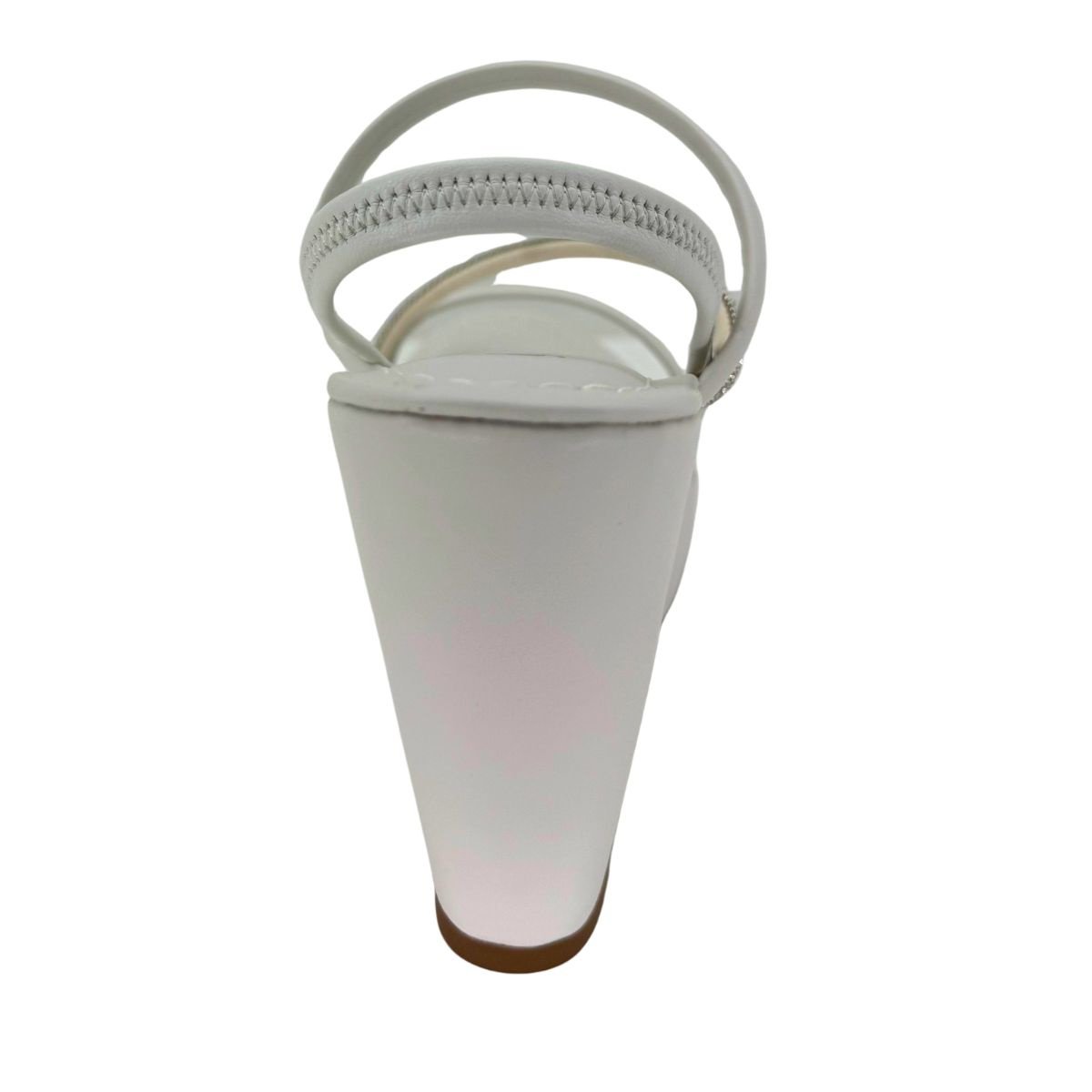 Sandália Via Uno Tira Brilhante 330103 - Feminino Branco 6