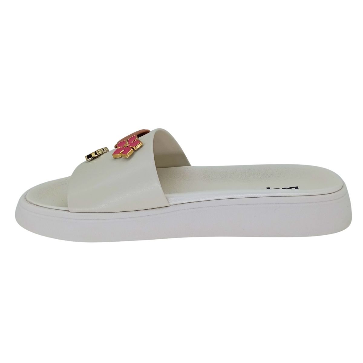 Chinelo Moleca Slide 5469151 - Feminino Branco 3