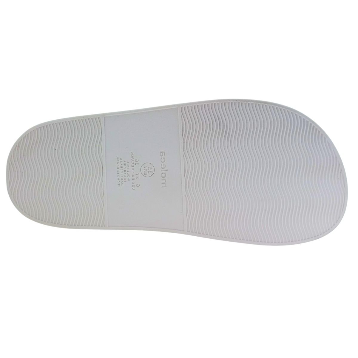 Chinelo Moleca Slide 5469151 - Feminino Branco 5