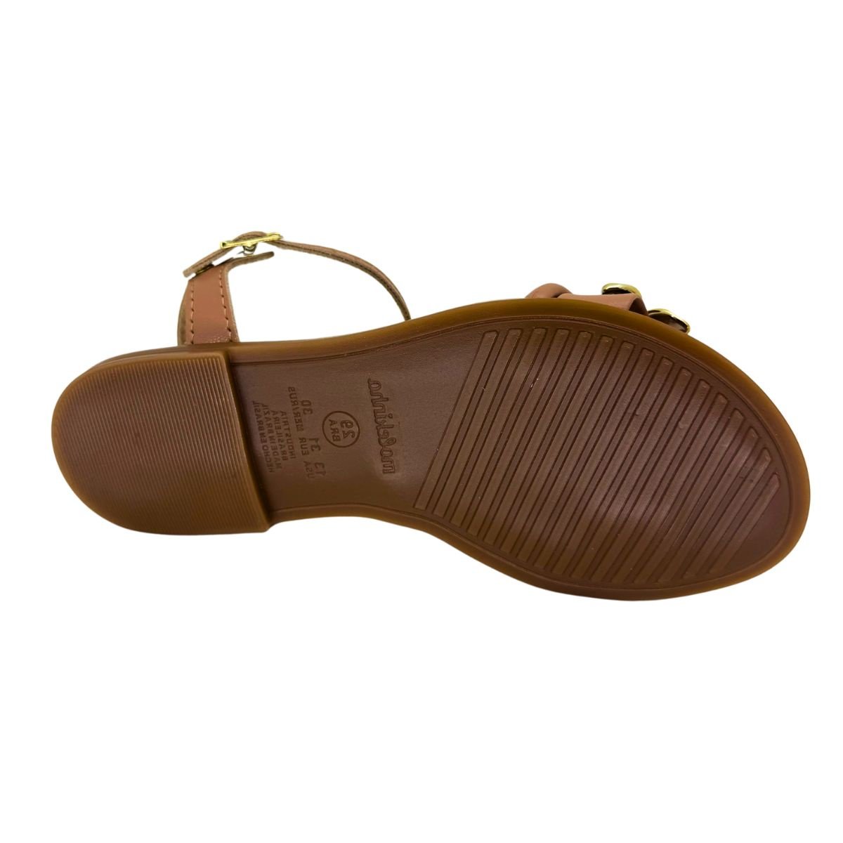 Sandália Molekinha Napa Turim 2342115 - Juvenil Marrom 5