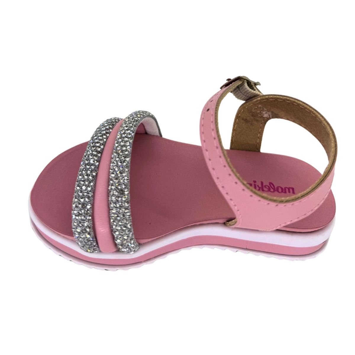Sandália Molekinha Tira com Brilho 2724123 - Infantil Rosa 3