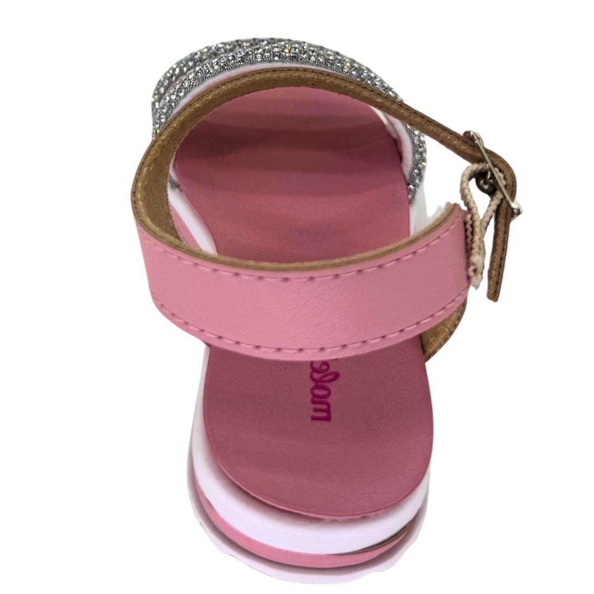 Sandália Molekinha Tira com Brilho 2724123 - Infantil Rosa 5