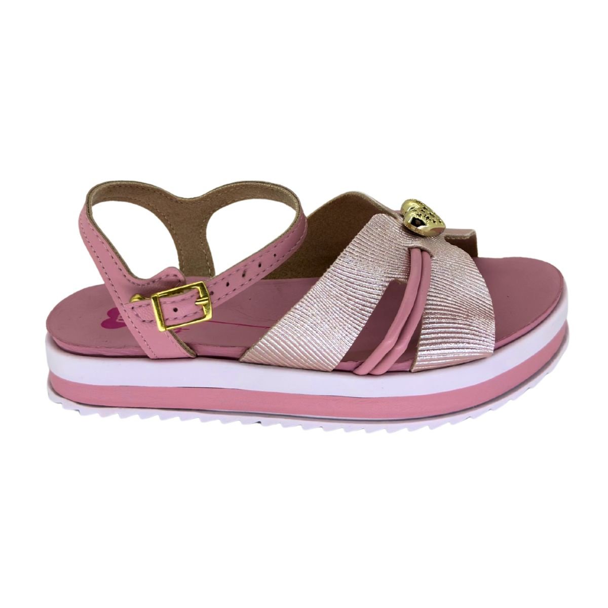 Sandália Molekinha Napa Twist 23051574 - Juvenil Rosa 2