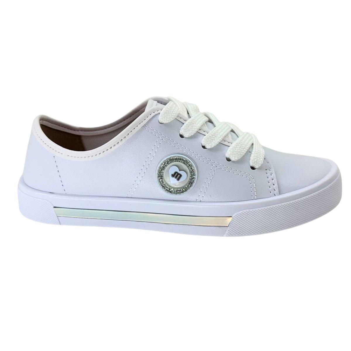 Tênis Molekinha Napa Sardenha 2524353 - Juvenil Branco 2