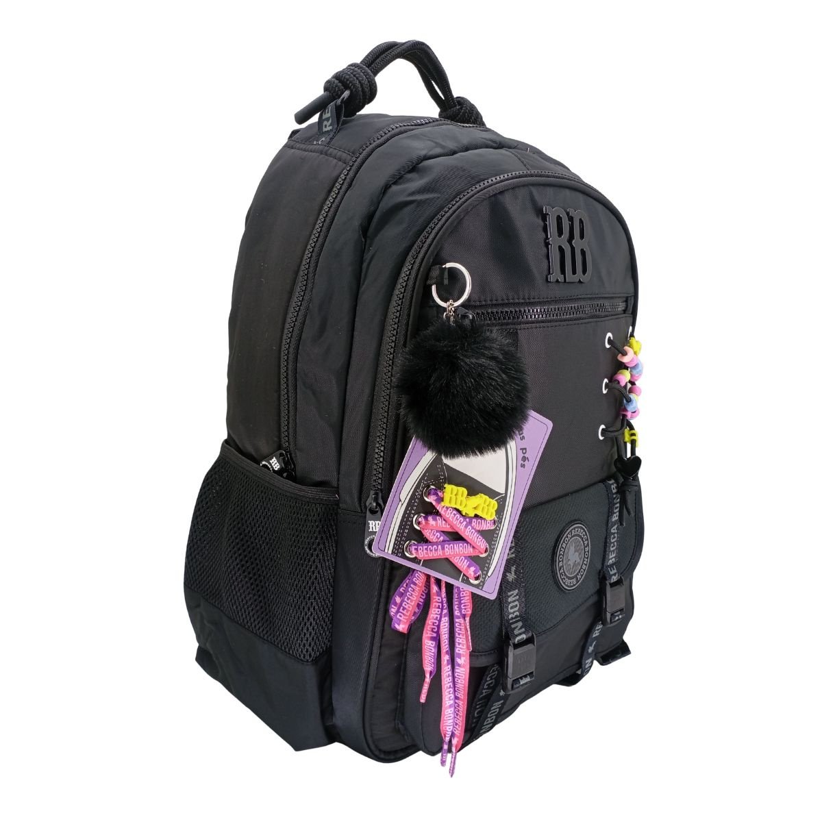 Mochila Escolar Rebecca Bonbon 27426 Preto 2