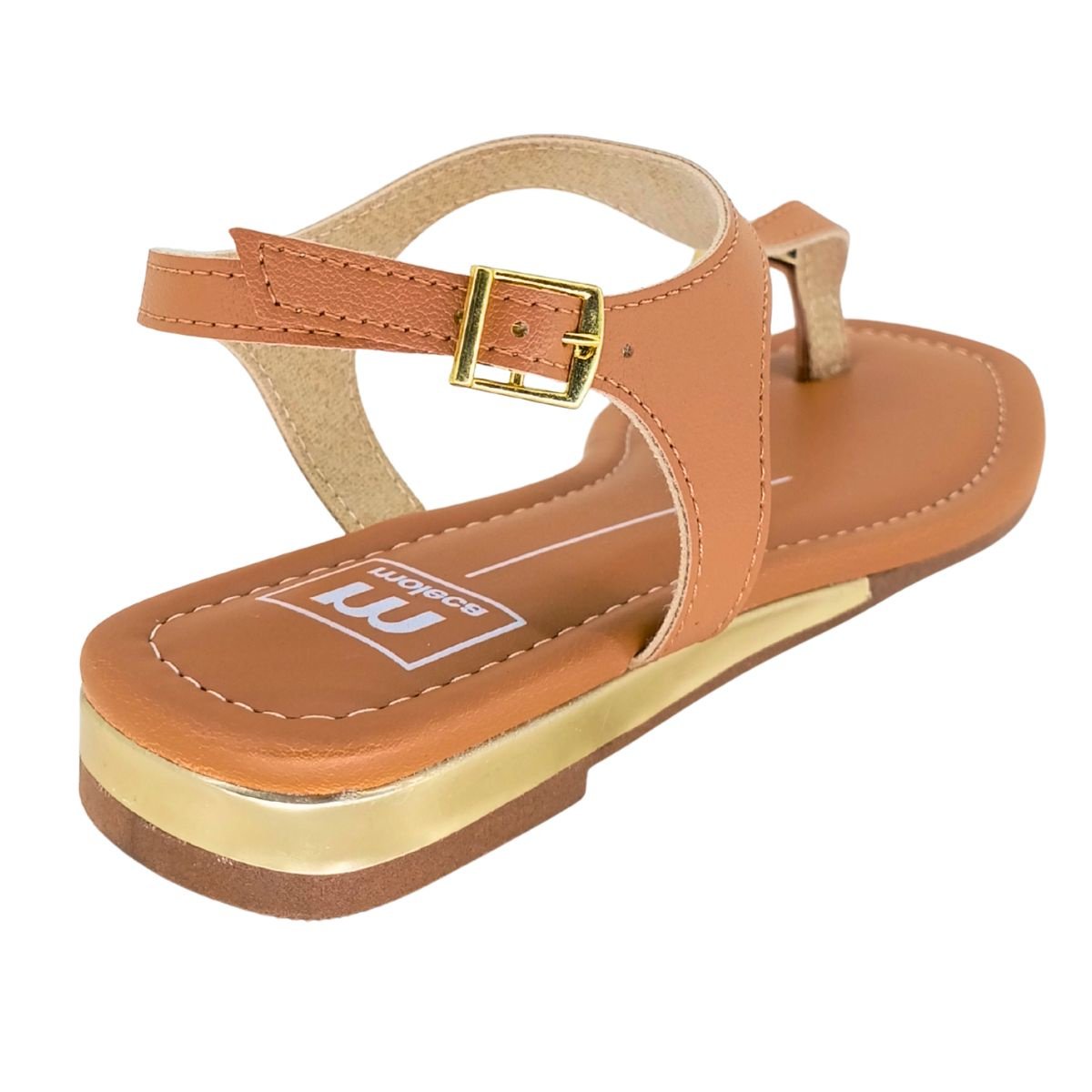 Sandália Moleca Anel de Dedo 5559103 - Feminino Marrom 6