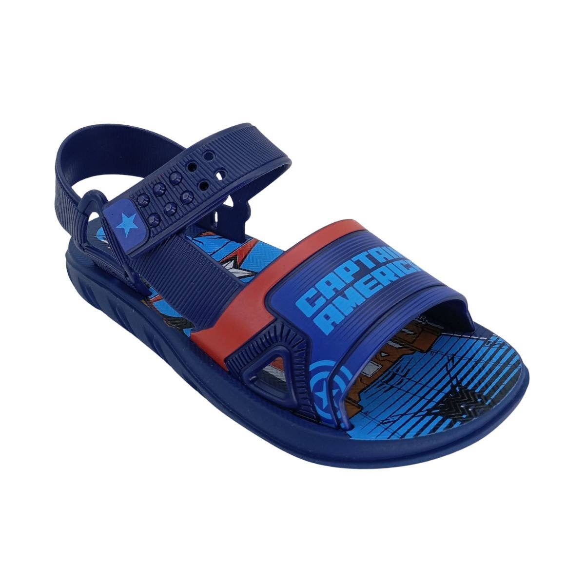 Sandália Grendene Captain America 23204 - Juvenil