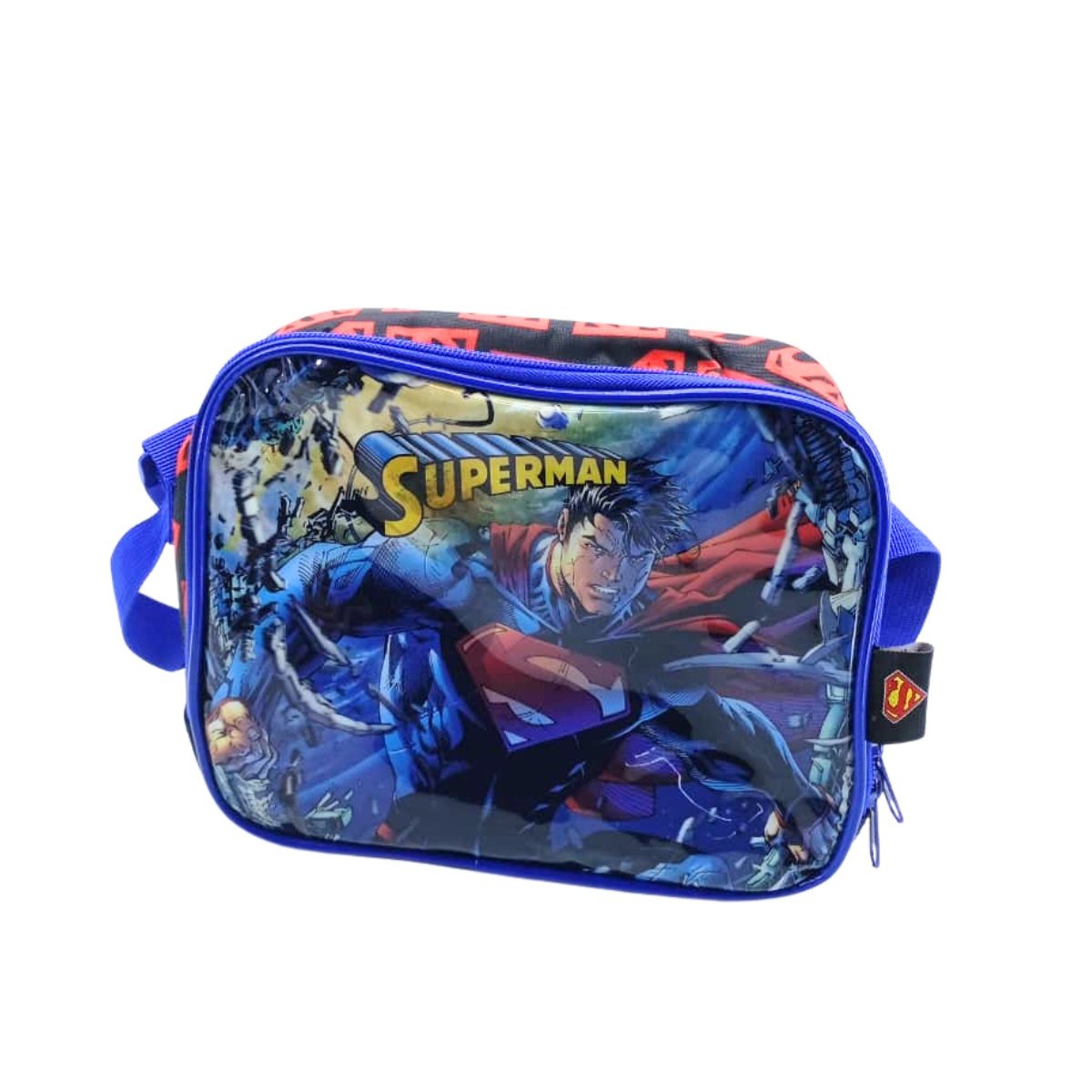 Kit Mochila De Rodinha Luxcel Superman 37893 Azul 5