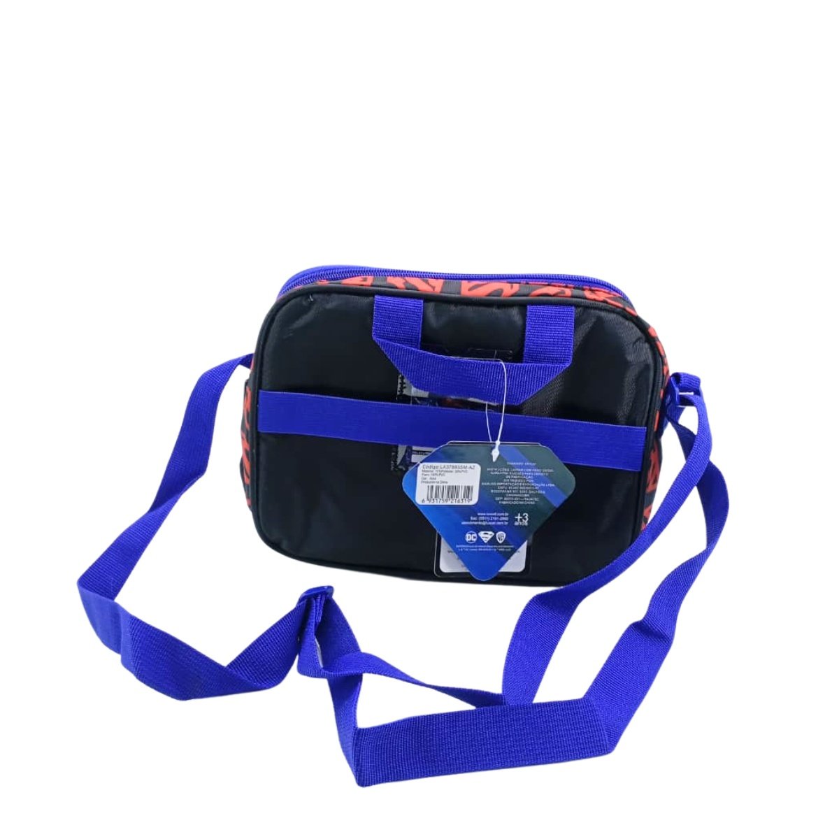 Kit Mochila De Rodinha Luxcel Superman 37893 Azul 6