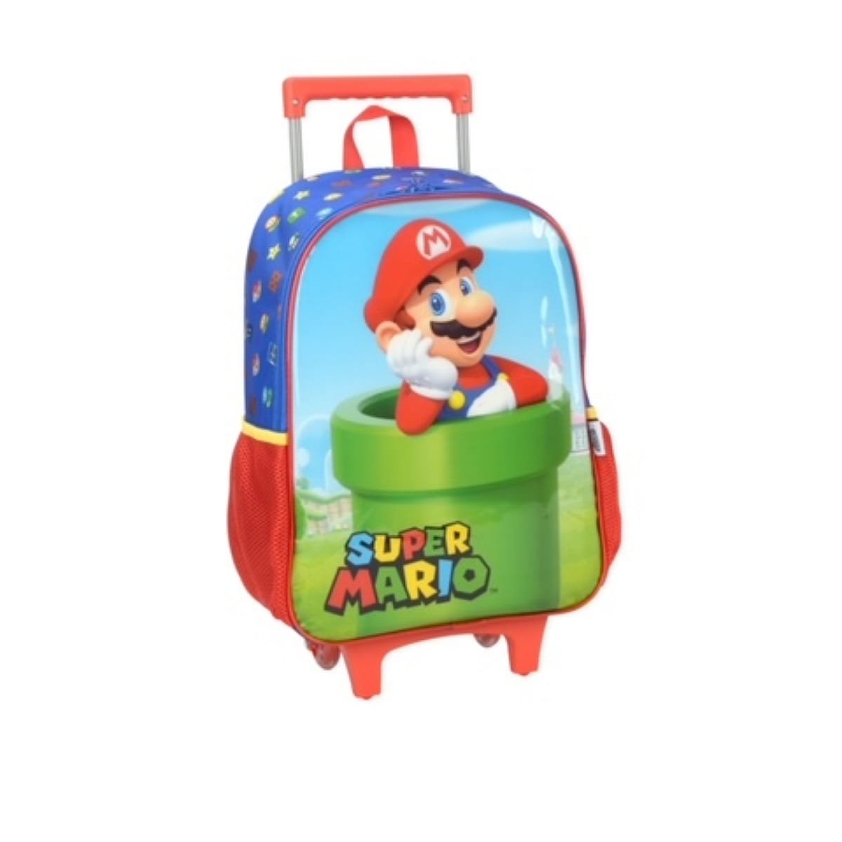 Kit Mochila de Rodinha Luxcel Super Mario - 39432 Azul 2