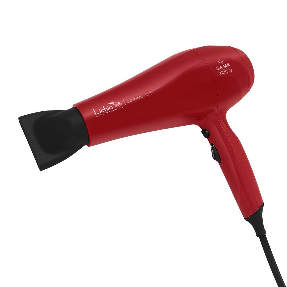 Secador de cabelo lichia ceramic ion 2100w Vermelho 7