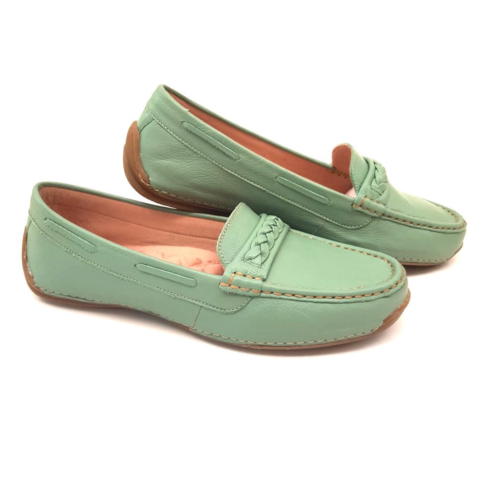 Mocassim Pires Shoes PIRES SHOES Feminino Verde 1