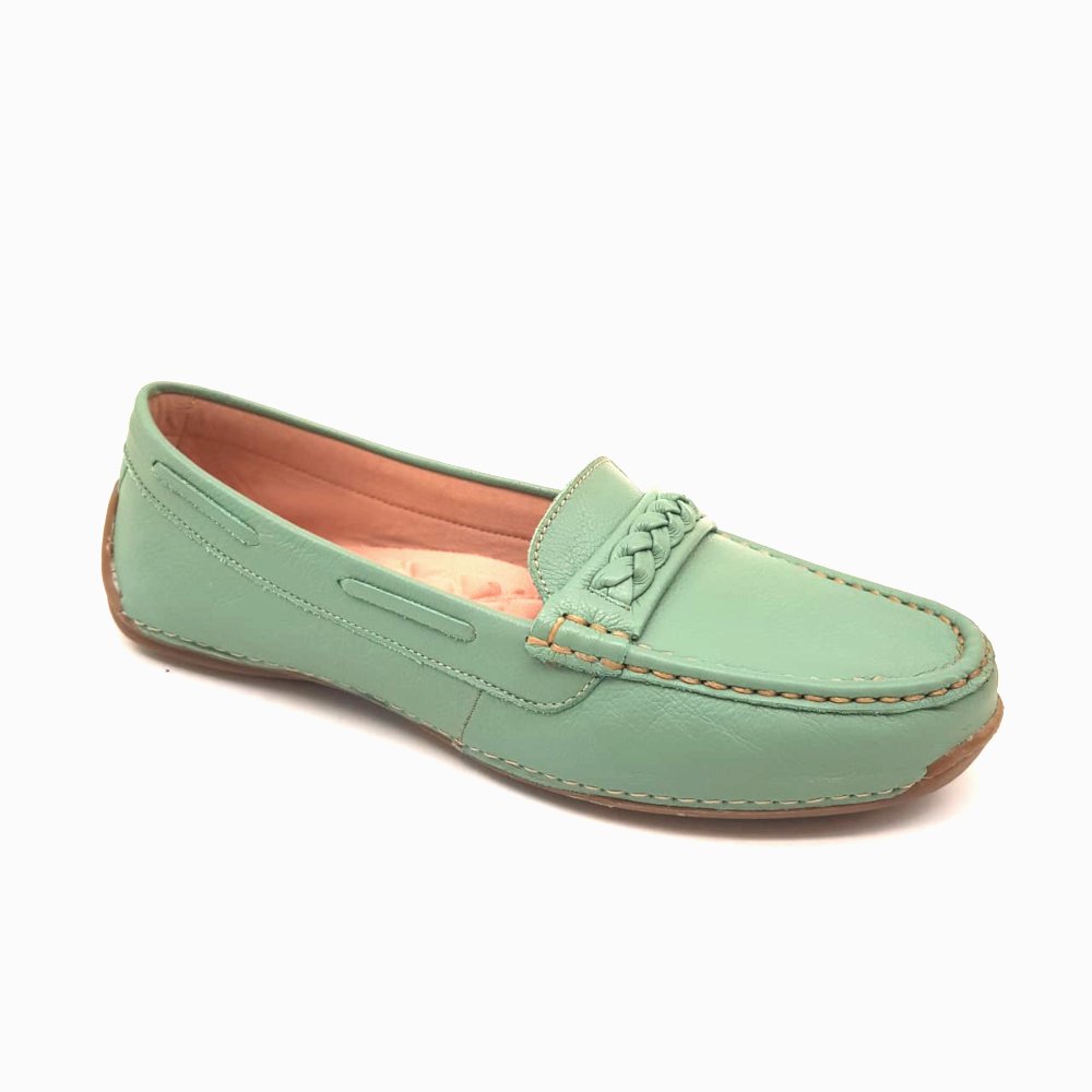 Mocassim Pires Shoes PIRES SHOES Feminino Verde 2