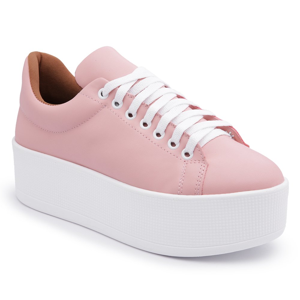 Tênis Pires Shoes Casual Feminino Bege 1