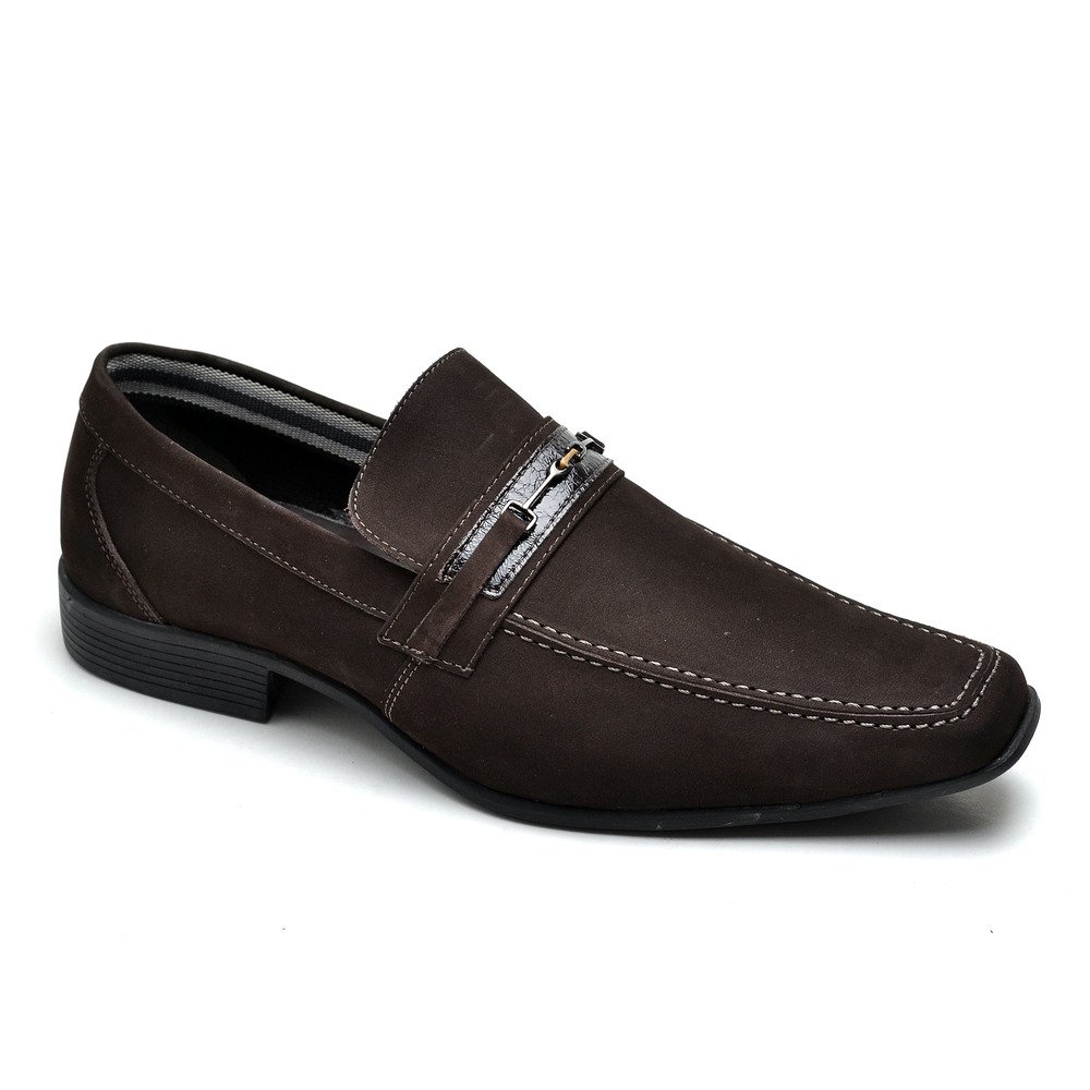 Sapato Social Pires Shoes PIRES BICO FINO Masculino 3549 Marrom 1