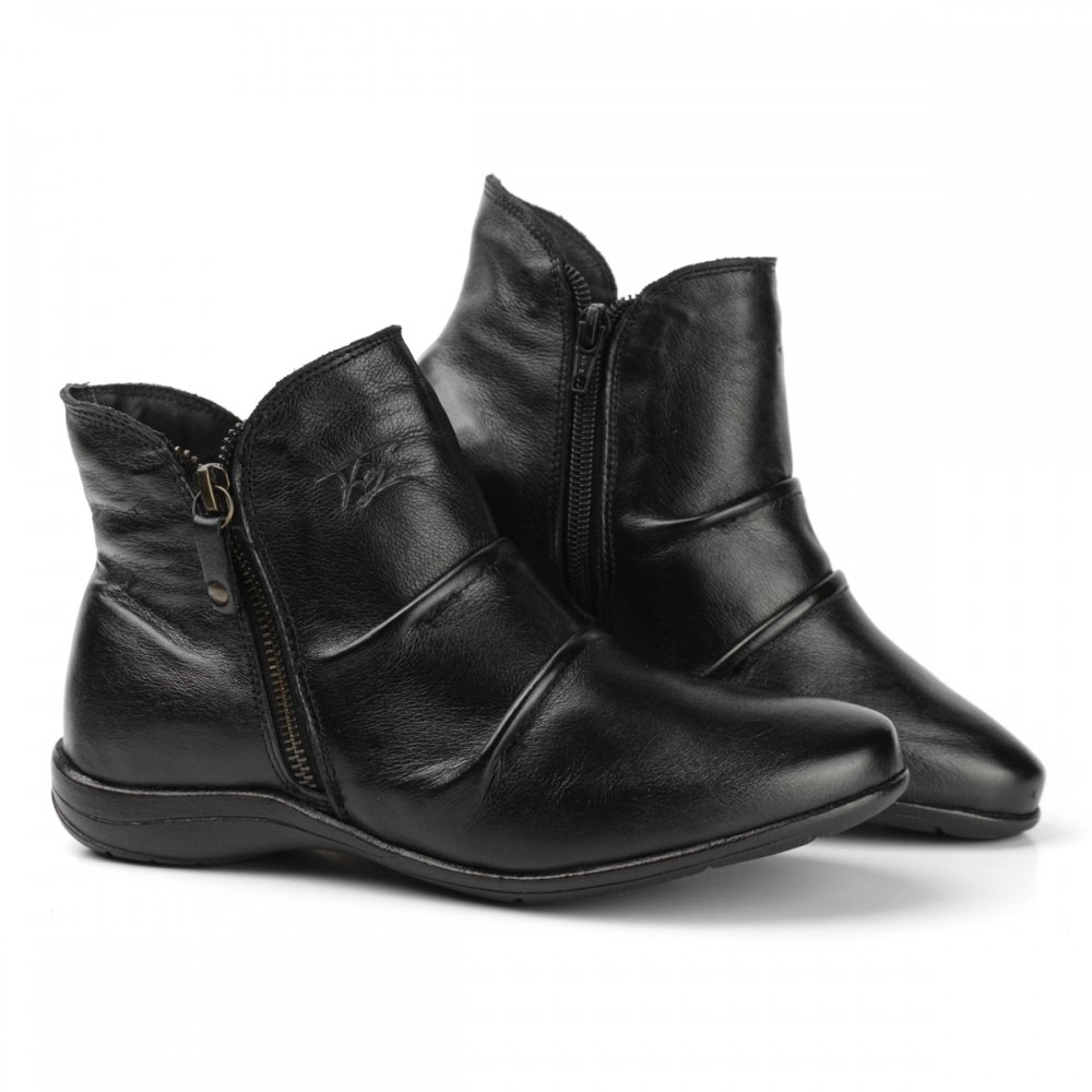 Bota Pires Shoes Cano Curto Masculino Preto 2