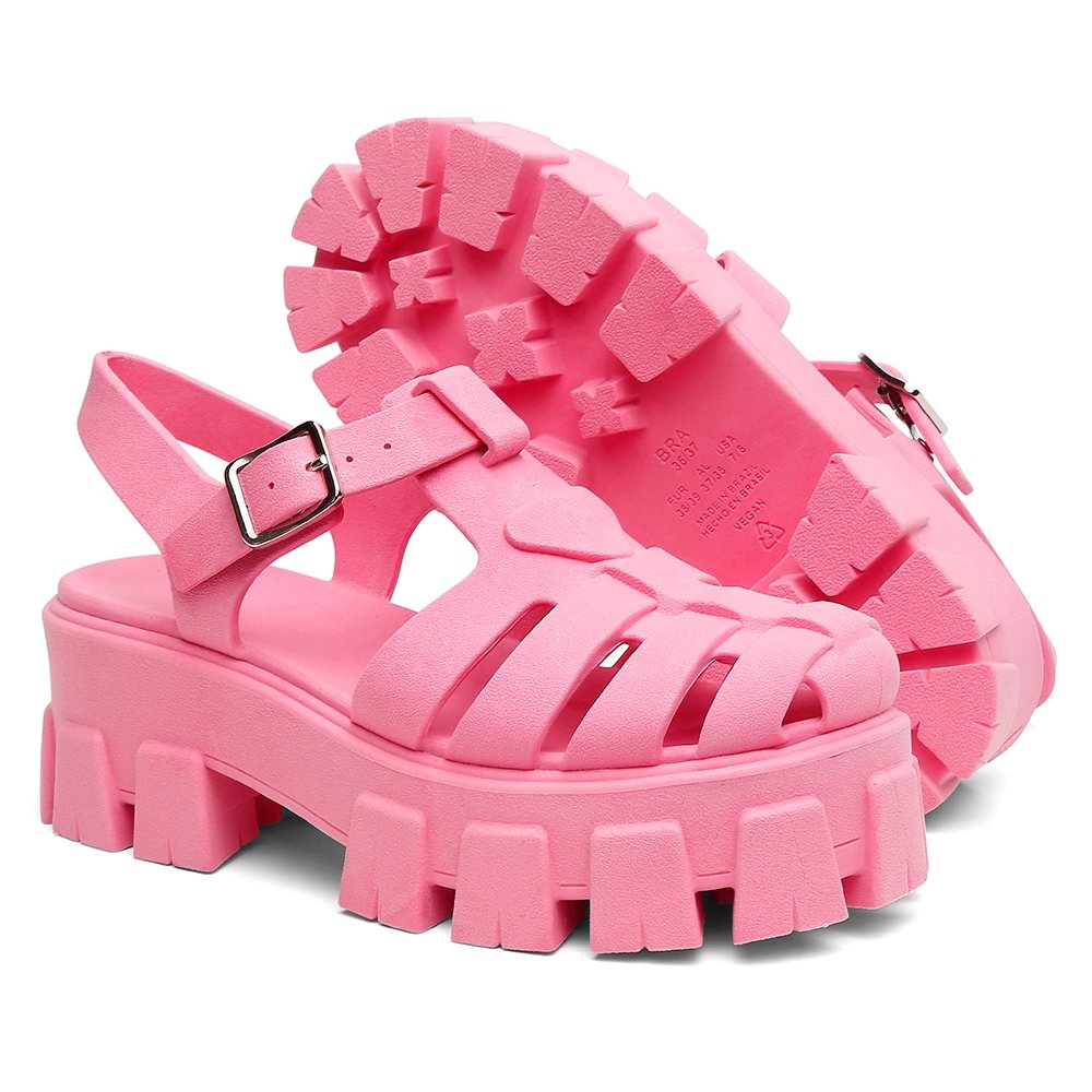 Sandália Pires Shoes Fisherman Feminino Rosa 2