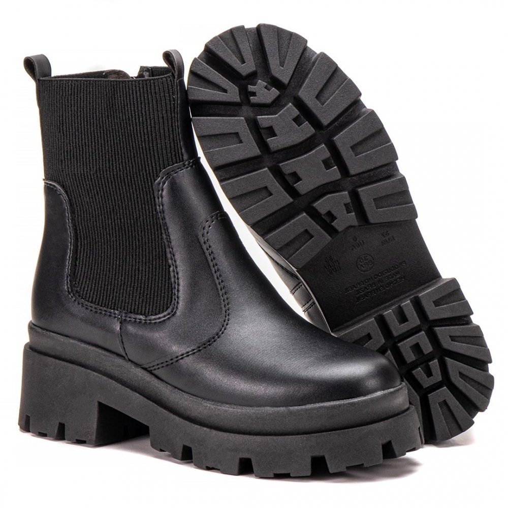 Coturno Pires Shoes PIRES SHOES Masculino,Feminino Preto 2