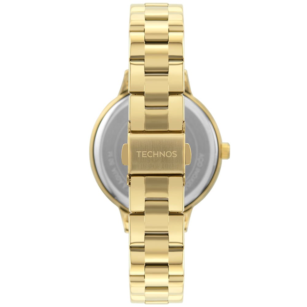 Relógio Technos Feminino Brilho Dourado - 2039DU/1X Dourado 3