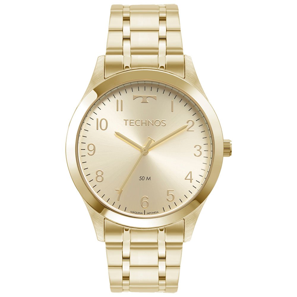 Relógio Technos Feminino Dress Dourado - 2036MQX/1X Dourado 1