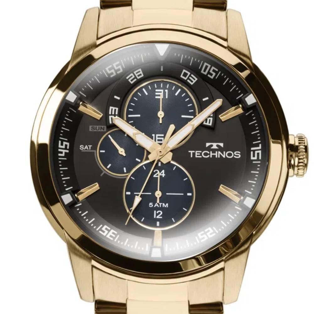Relógio Technos Grandtech Masculino - 6P57AA/4P Preto 2