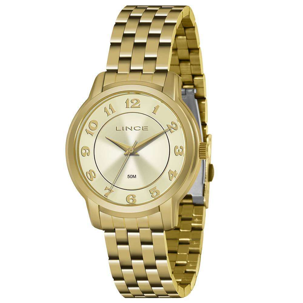 Kit Relógio Lince Urban Feminino - LRG4705L KO87C2KX Dourado 2