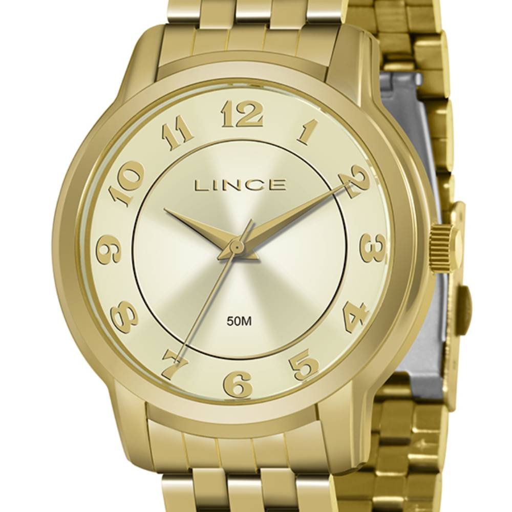 Kit Relógio Lince Urban Feminino - LRG4705L KO87C2KX Dourado 3