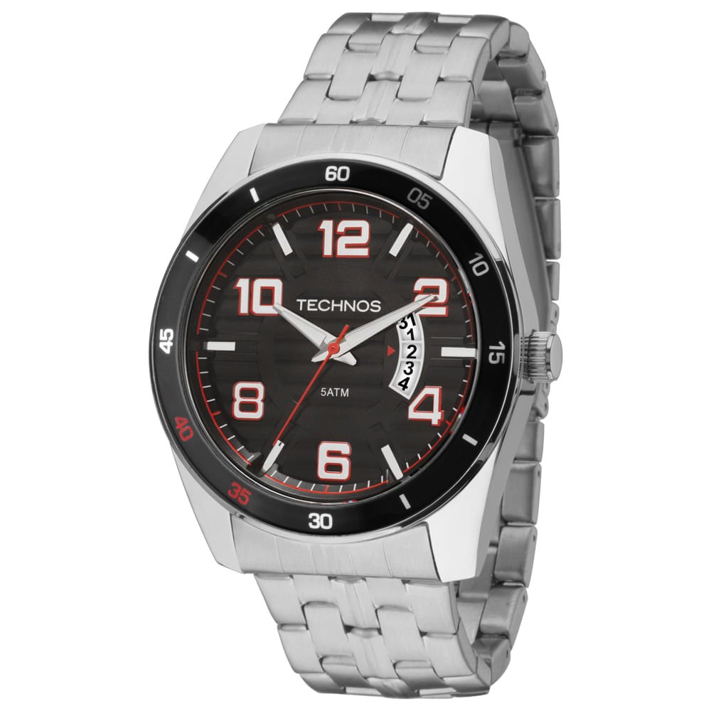 Relógio Technos Masculino Racer - 2115KSS/1P Prata 1