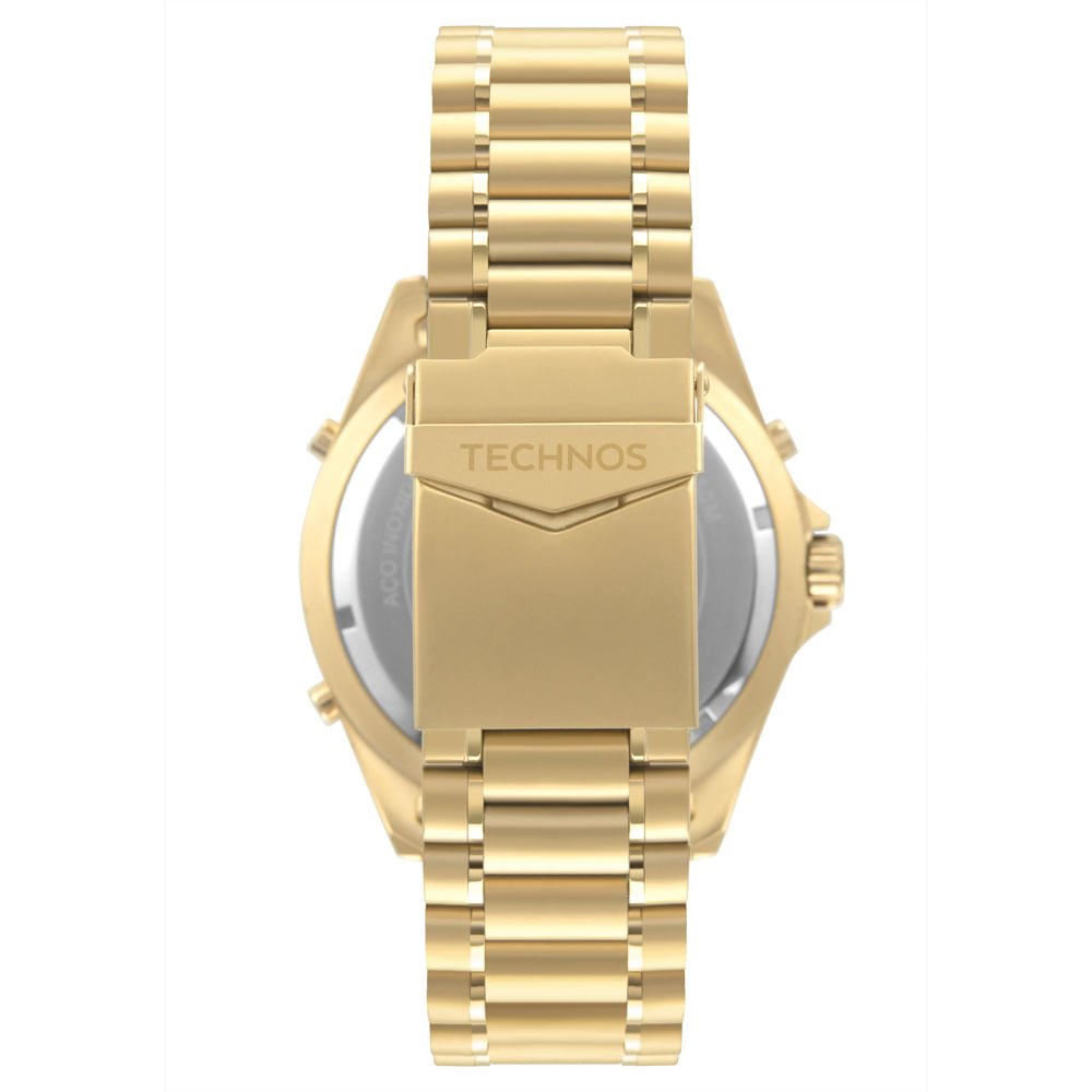 Relógio Technos Masculino Skydiver Preto - WT205GA/1P Dourado 3