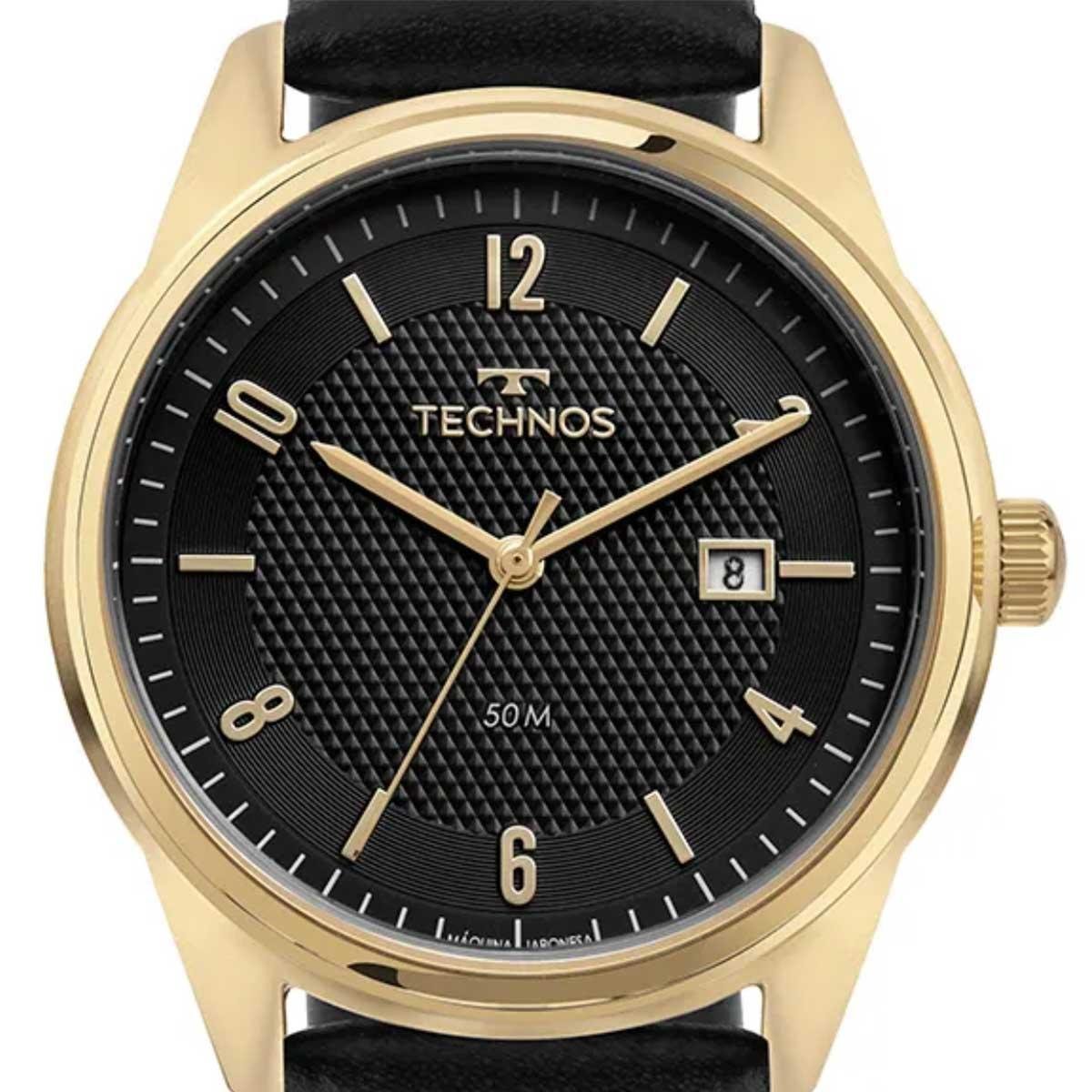 Relógio Technos Masculino Steel Dourado 2115TYF/0P