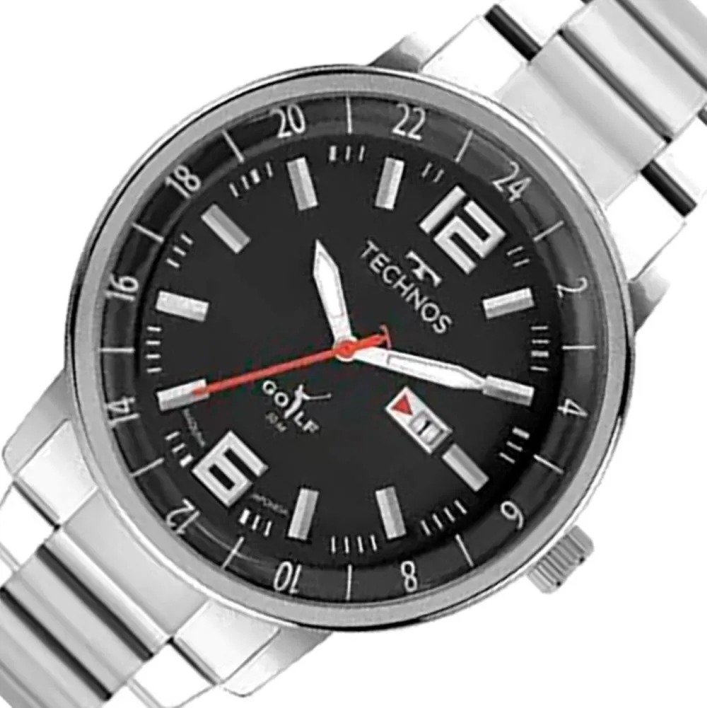Relógio Technos Classic Golf - 2115MWB/1H Prata 2