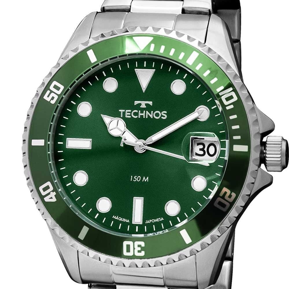Relógio Technos Masculino Acqua Prata - 2415DY/1V Prata 2