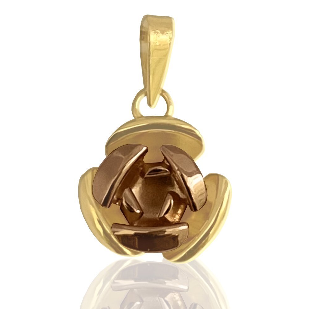 Pingente Flor em Ouro 18K