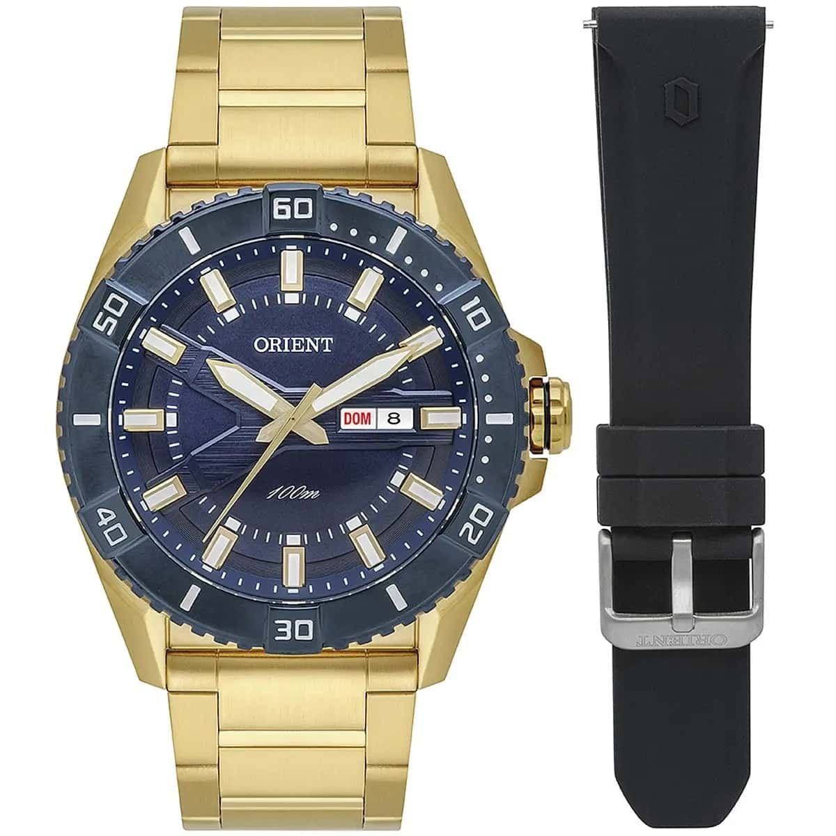Relógio Orient Masculino NeoSports MGSS1278 D1KX Dourado 3