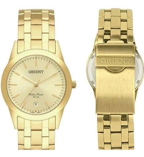 Relógio Orient MGSS1179 C1KX  Masculino Dourado 2