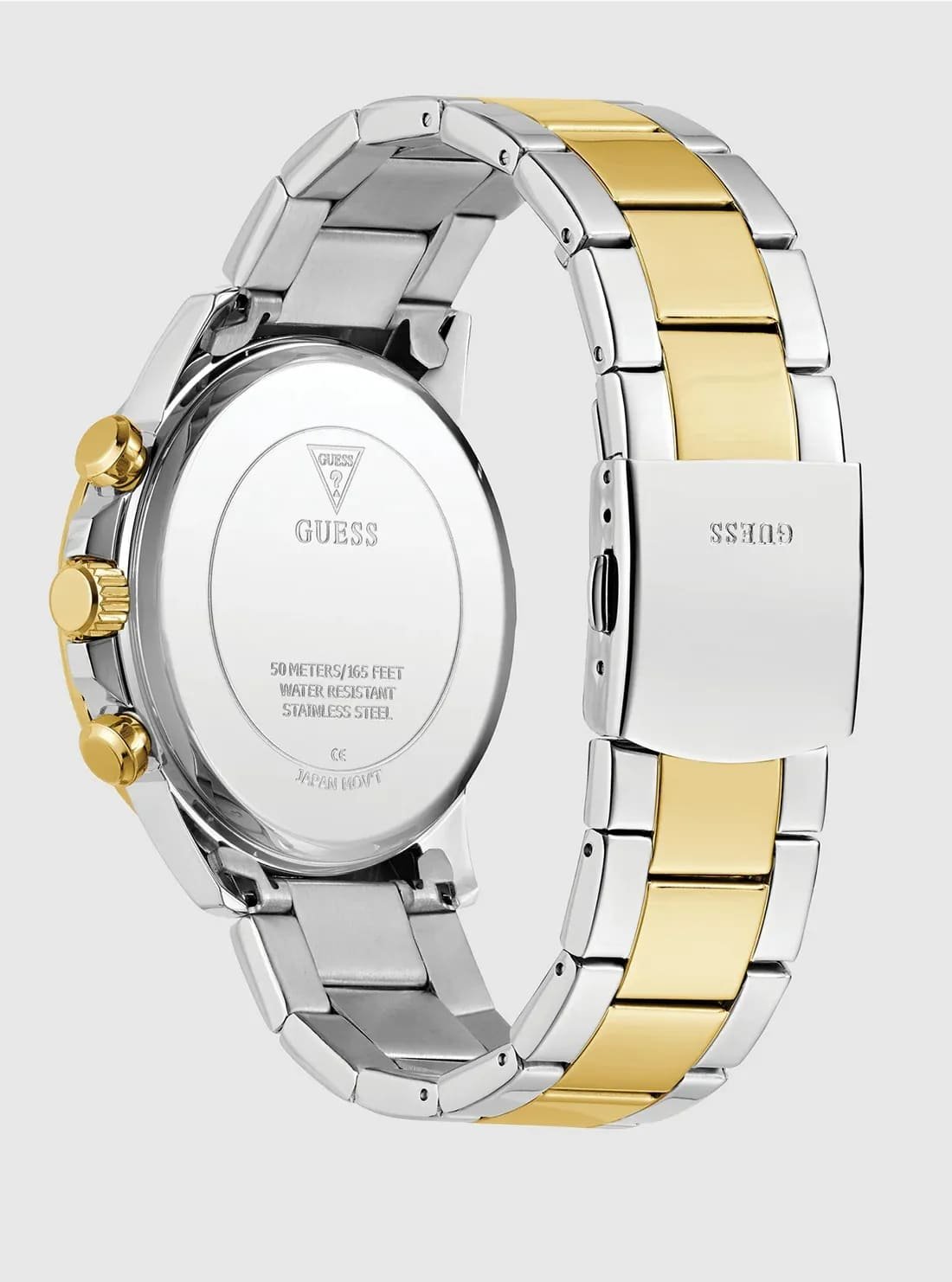 Relógio Guess GW0900G5 Masculino Prata/Dourado 3