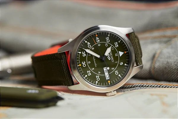 Relógio Seiko 5 Sports Automático SRPH29K1  Masculino Verde 4