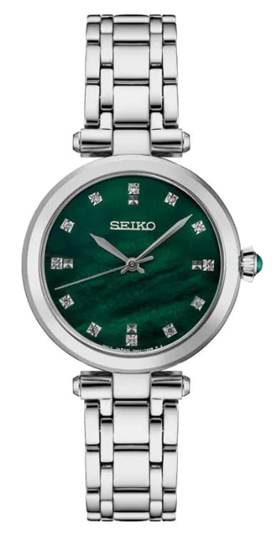 Relógio Feminino Seiko Diamond SRZ535P1 Prata 2