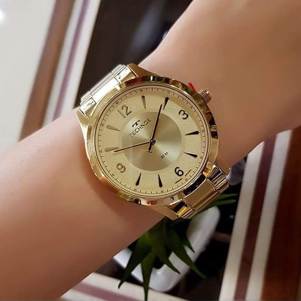 Relogio Technos Dourado 2036MOM/1X Dourado 5