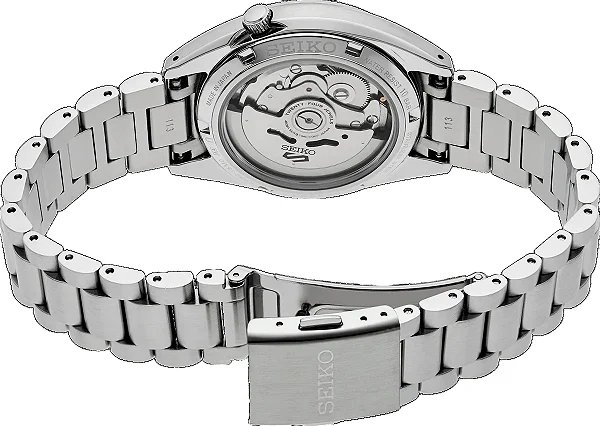 Relógio Masculino Seiko 5 Sports - SRPK87B1 Prata 5