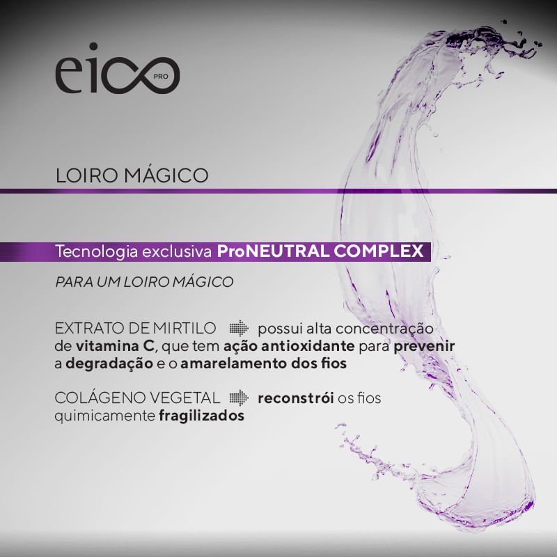 Eico PRO Máscara Capilar - Loiro Mágico 300g 5