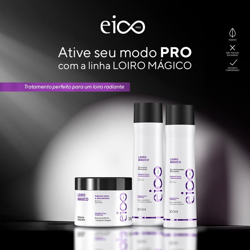 Eico PRO Máscara Capilar - Loiro Mágico 300g 6