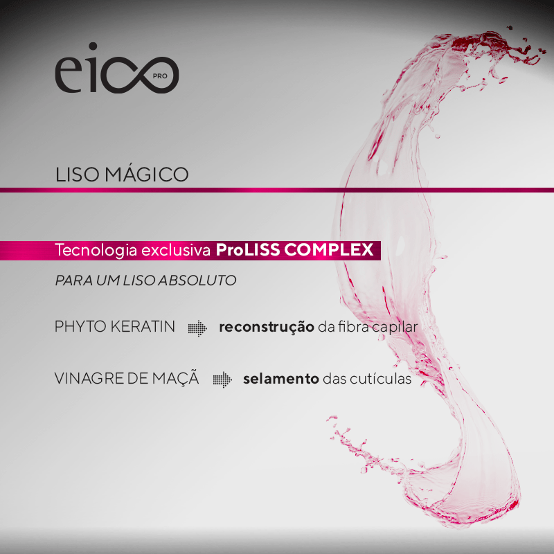 Eico PRO Shampoo - Liso Mágico 300ml 3